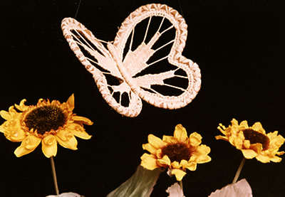 Pine Needle Butterfly Ornament